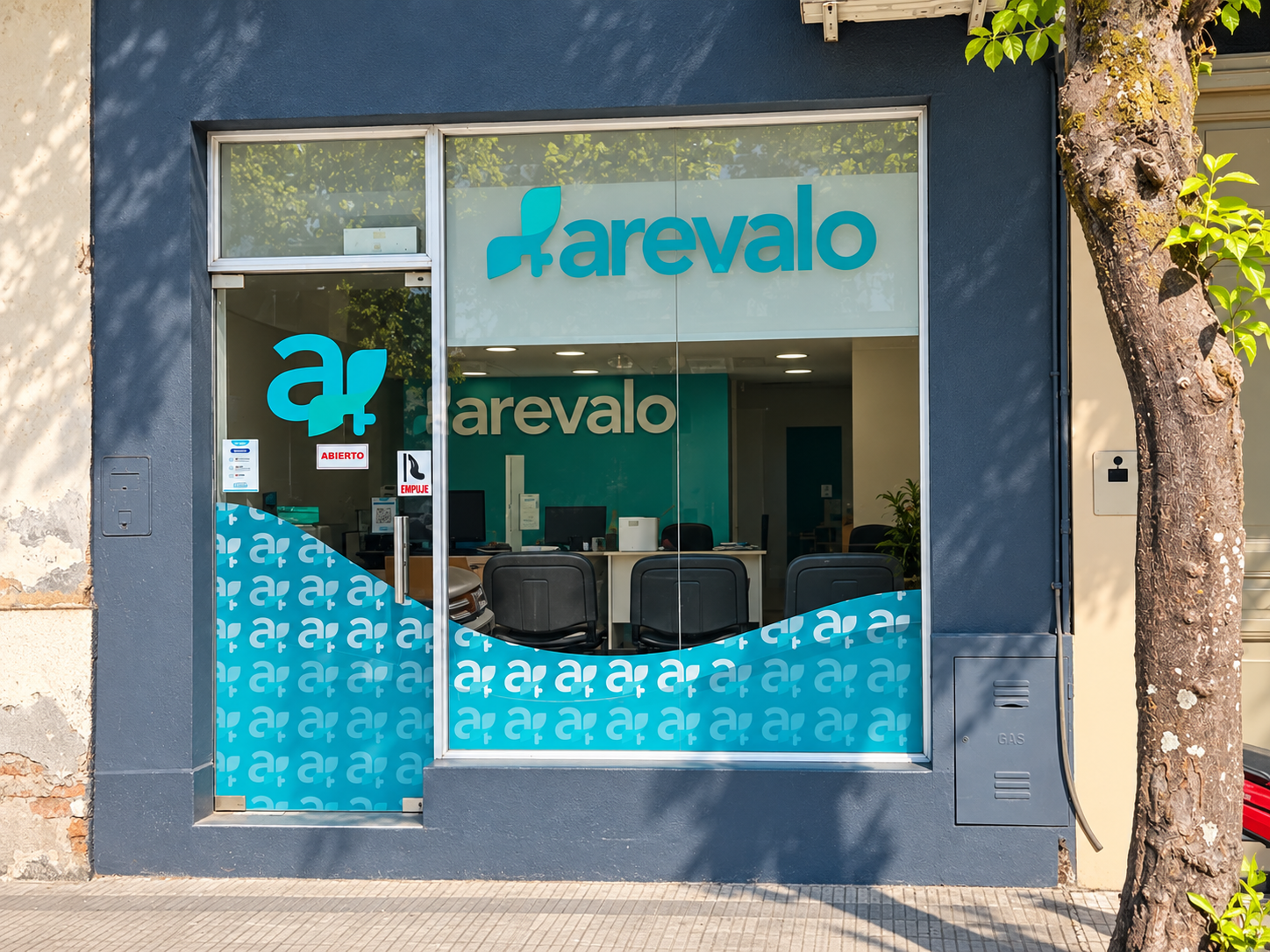Fachada de la sucursal arevalo Aguilares