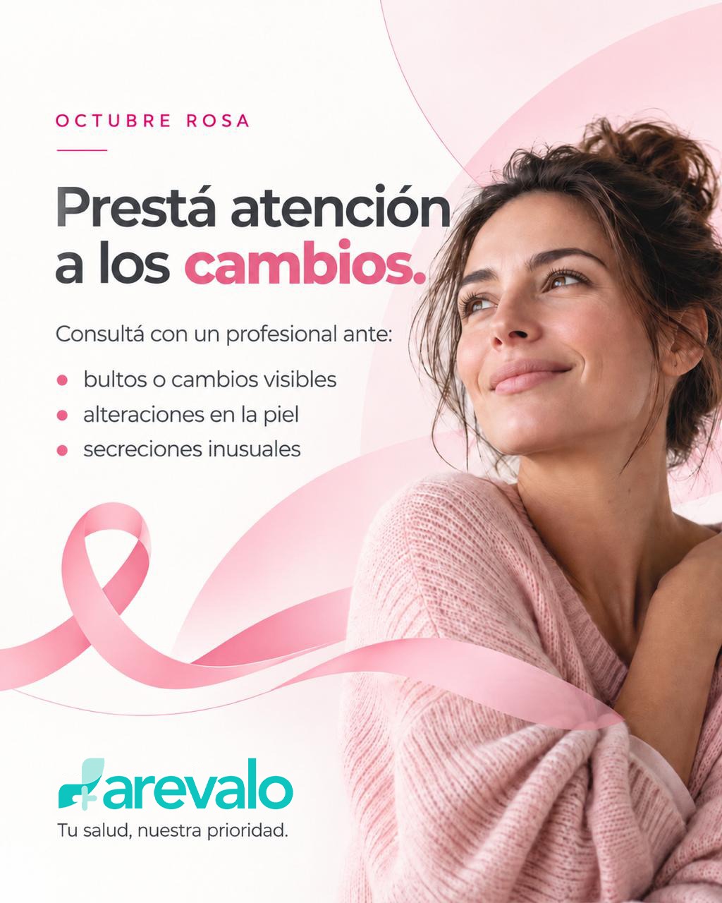 Señales de alerta del cáncer de mama: bultos, cambios visibles, alteraciones en la piel o secreciones inusuales