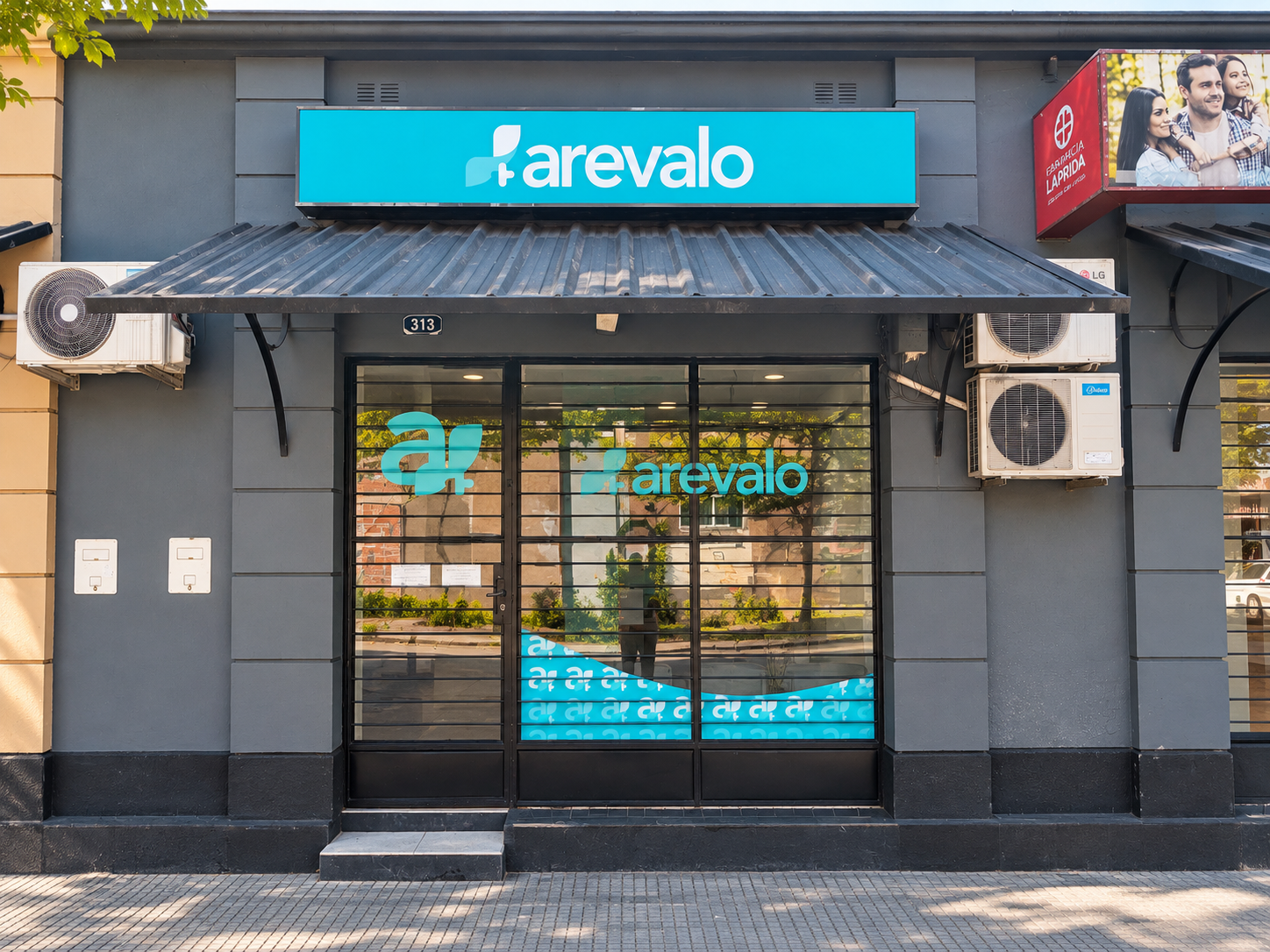 Fachada de la sucursal arevalo Monteros