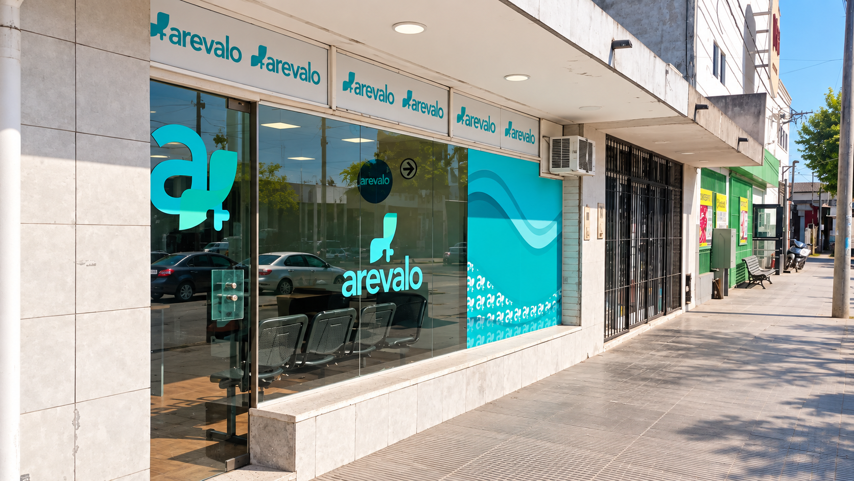 Fachada de la sucursal arevalo Alberdi