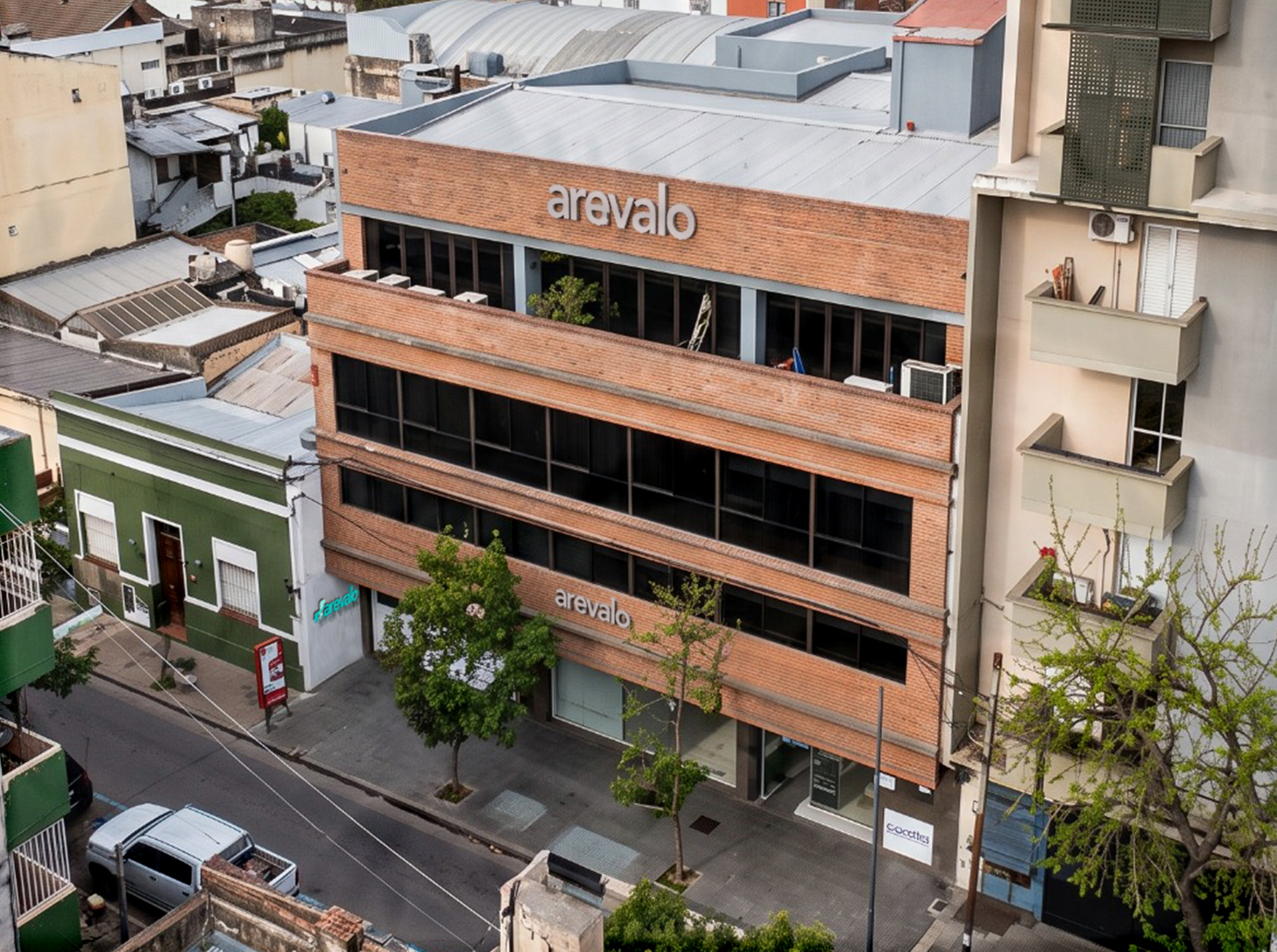 Fachada de la sucursal arevalo Capital